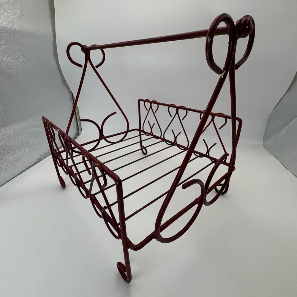 MCM Iron and Metal Magazine or Record Rack